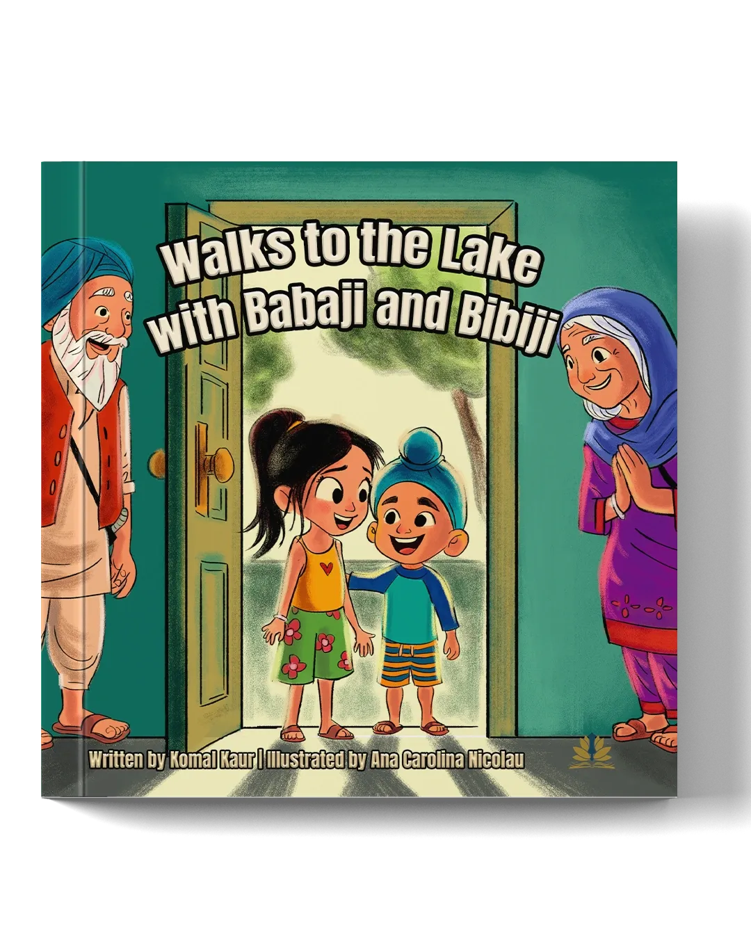Book cover: Walks to the Lake with Babaji and Bibiji